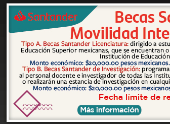 Becas Santander | Movilidad Internacional 2023 (Más información)